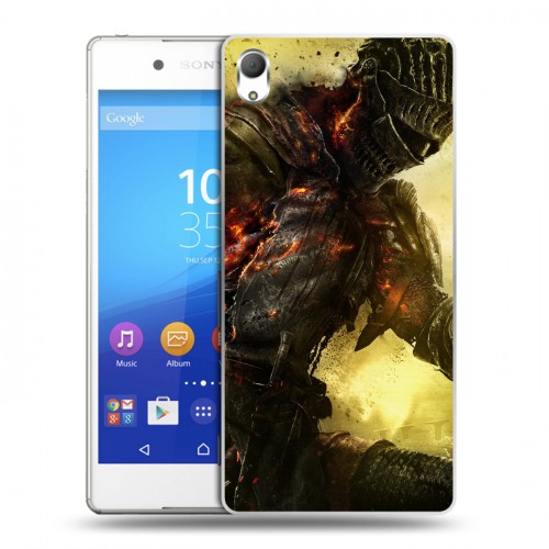 Дизайнерский пластиковый чехол для Sony Xperia Z3+ Dark souls