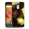 Дизайнерский пластиковый чехол для ZTE Blade X5 Dark souls