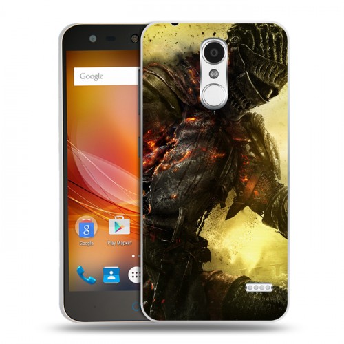 Дизайнерский пластиковый чехол для ZTE Blade X5 Dark souls