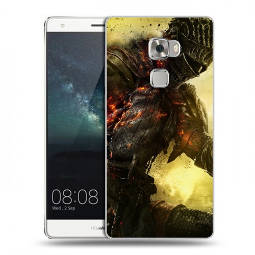 Дизайнерский пластиковый чехол для Huawei Mate S Dark souls