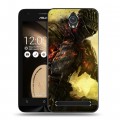 Дизайнерский пластиковый чехол для ASUS Zenfone Go Dark souls