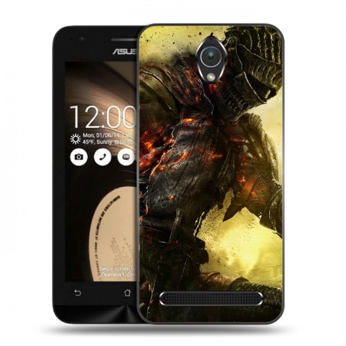 Дизайнерский пластиковый чехол для ASUS Zenfone Go Dark souls