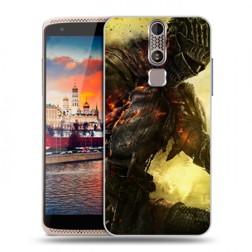 Дизайнерский пластиковый чехол для ZTE Axon Mini Dark souls