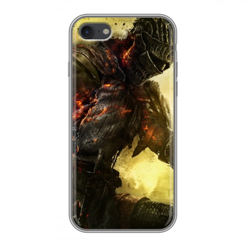 Дизайнерский силиконовый чехол для Iphone 7 Dark souls