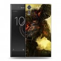 Дизайнерский пластиковый чехол для Sony Xperia XZs Dark souls