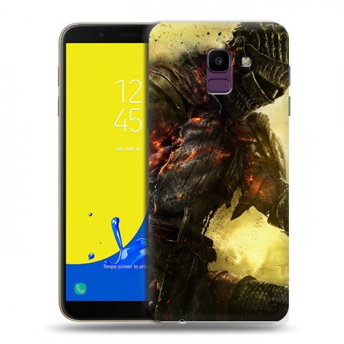 Дизайнерский пластиковый чехол для Samsung Galaxy J6 Dark souls