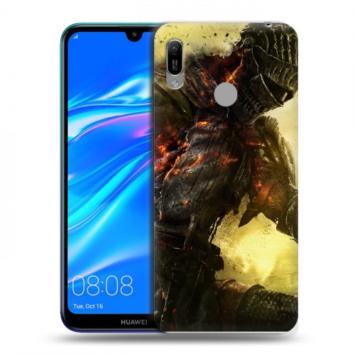 Дизайнерский пластиковый чехол для Huawei Y6 (2019) Dark souls