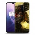 Дизайнерский пластиковый чехол для OnePlus 7 Dark souls