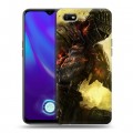 Дизайнерский силиконовый с усиленными углами чехол для OPPO A1k Dark souls