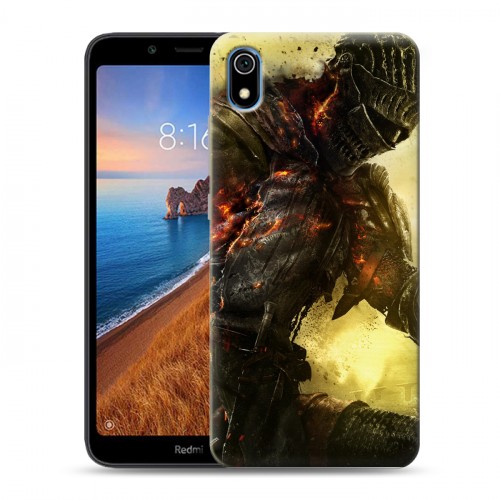 Дизайнерский силиконовый чехол для Xiaomi RedMi 7A Dark souls