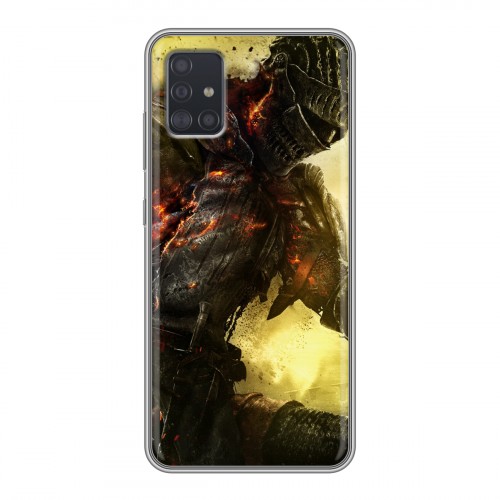 Дизайнерский силиконовый чехол для Samsung Galaxy A51 Dark souls