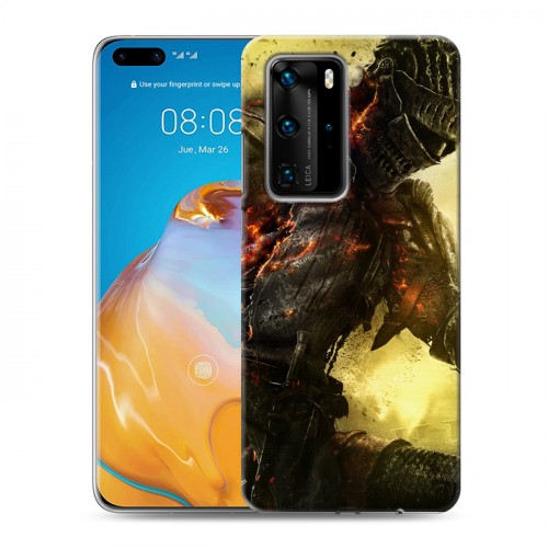 Дизайнерский пластиковый чехол для Huawei P40 Pro Dark souls