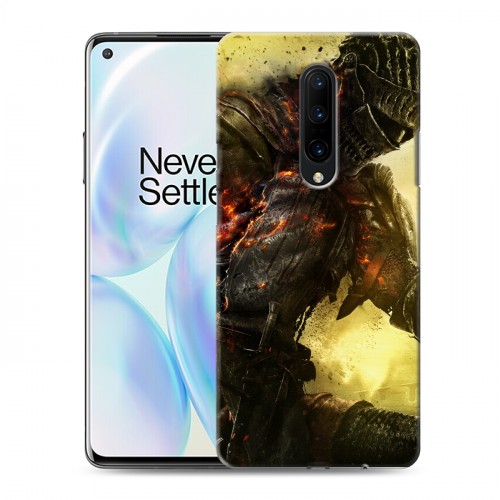 Дизайнерский силиконовый чехол для OnePlus 8 Dark souls