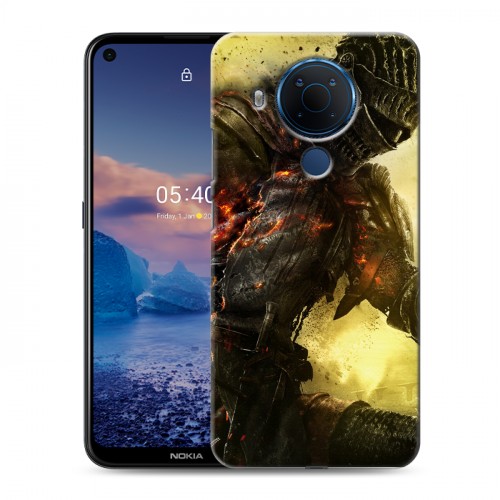 Дизайнерский силиконовый чехол для Nokia 5.4 Dark souls