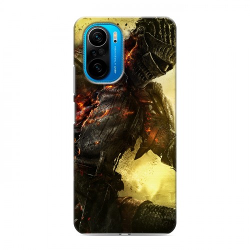 Дизайнерский силиконовый чехол для Xiaomi Poco F3 Dark souls