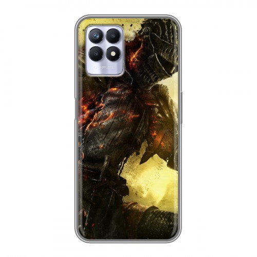 Дизайнерский силиконовый чехол для Realme 8i Dark souls