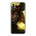 Дизайнерский силиконовый чехол для Tecno Spark 8P Dark souls