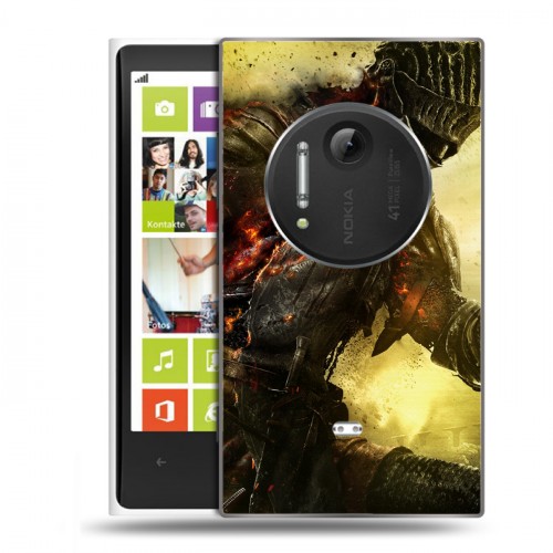 Дизайнерский пластиковый чехол для Nokia Lumia 1020 Dark souls