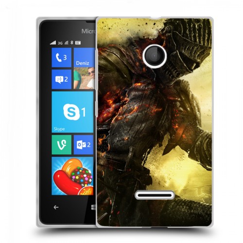 Дизайнерский пластиковый чехол для Microsoft Lumia 435 Dark souls