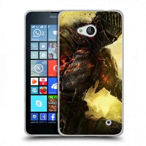 Дизайнерский пластиковый чехол для Microsoft Lumia 640 Dark souls