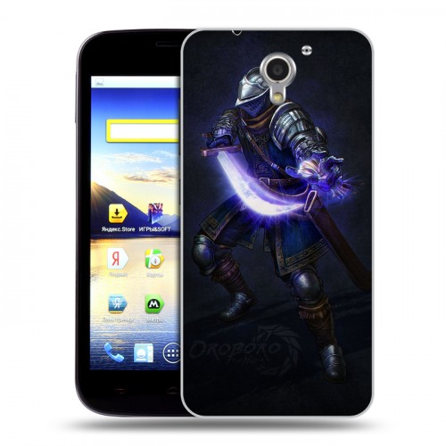 Дизайнерский пластиковый чехол для ZTE Blade A510 Dark souls