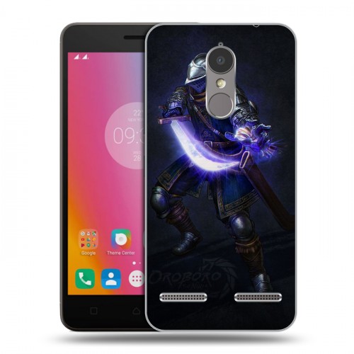 Дизайнерский силиконовый чехол для Lenovo K6 Dark souls