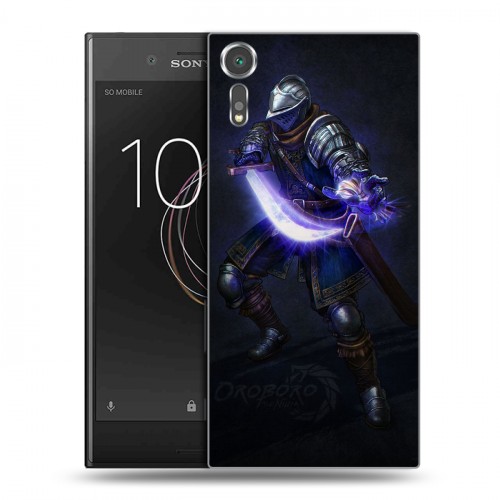 Дизайнерский пластиковый чехол для Sony Xperia XZs Dark souls