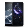 Дизайнерский пластиковый чехол для Nokia 5.1 Dark souls