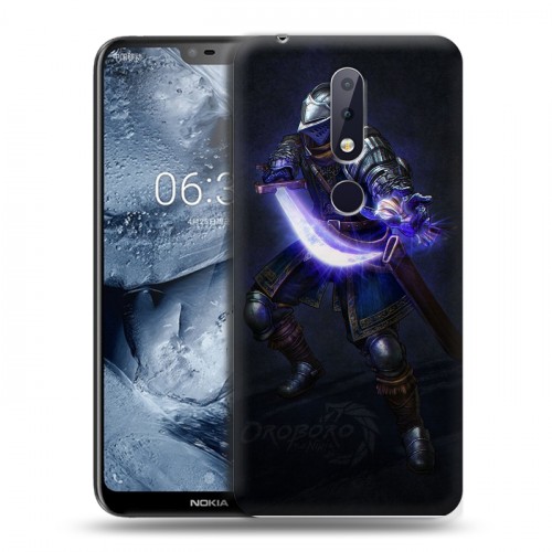 Дизайнерский пластиковый чехол для Nokia 6.1 Plus Dark souls