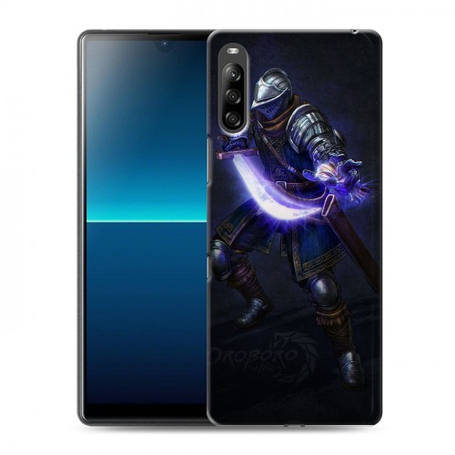 Дизайнерский силиконовый с усиленными углами чехол для Sony Xperia L4 Dark souls