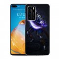 Дизайнерский пластиковый чехол для Huawei P40 Dark souls