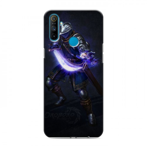 Дизайнерский силиконовый чехол для Realme C3 Dark souls