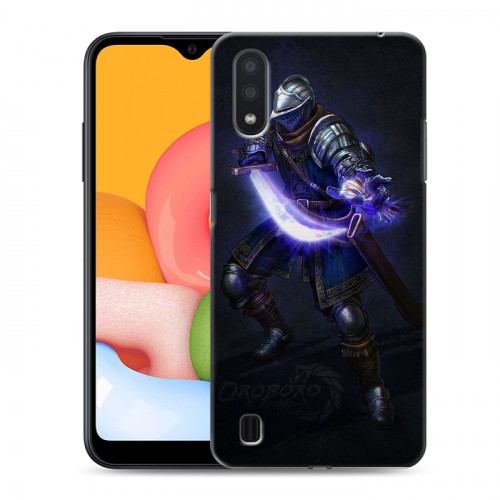 Дизайнерский силиконовый чехол для Samsung Galaxy M01 Dark souls