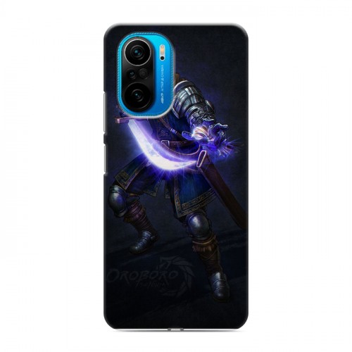 Дизайнерский силиконовый чехол для Xiaomi Poco F3 Dark souls