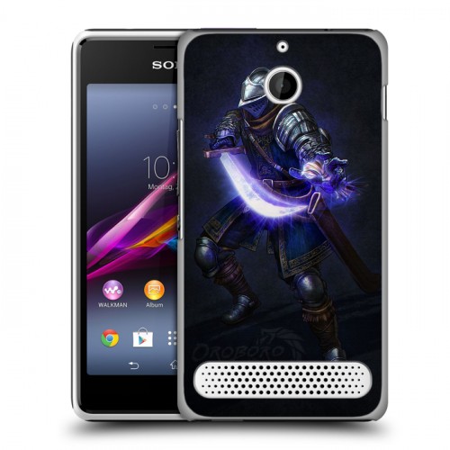 Дизайнерский силиконовый чехол для Sony Xperia E1 Dark souls