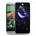 Дизайнерский пластиковый чехол для HTC One E8 Dark souls