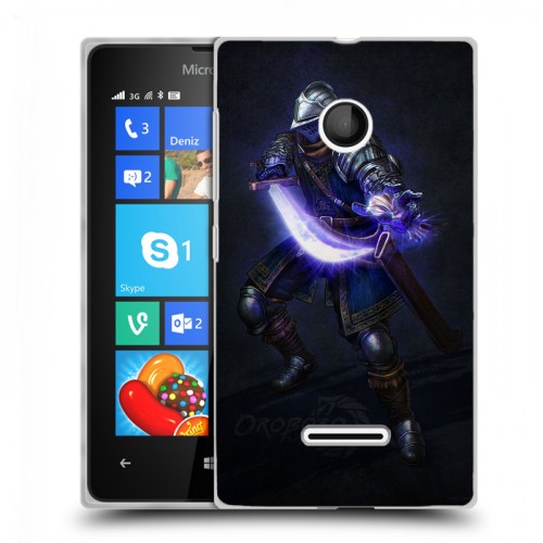 Дизайнерский пластиковый чехол для Microsoft Lumia 435 Dark souls