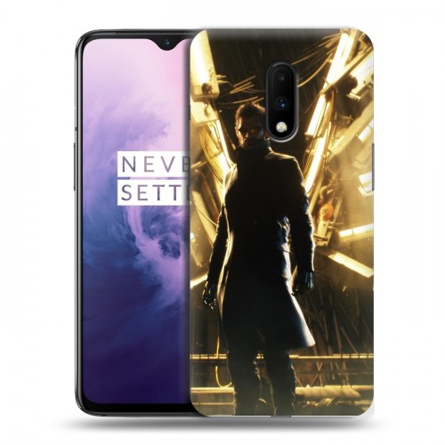 Дизайнерский пластиковый чехол для OnePlus 7 Deus ex