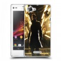 Дизайнерский пластиковый чехол для Sony Xperia L Deus ex