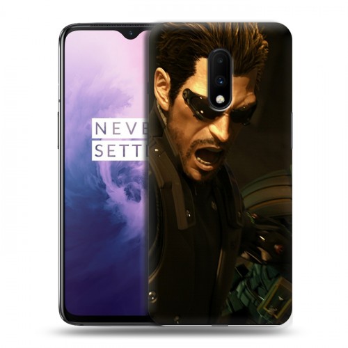 Дизайнерский пластиковый чехол для OnePlus 7 Deus ex