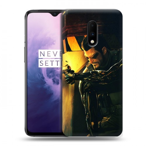 Дизайнерский пластиковый чехол для OnePlus 7 Deus ex