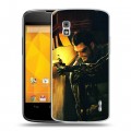 Дизайнерский пластиковый чехол для LG Google Nexus 4 Deus ex