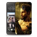 Дизайнерский пластиковый чехол для HTC Desire 700 Deus ex