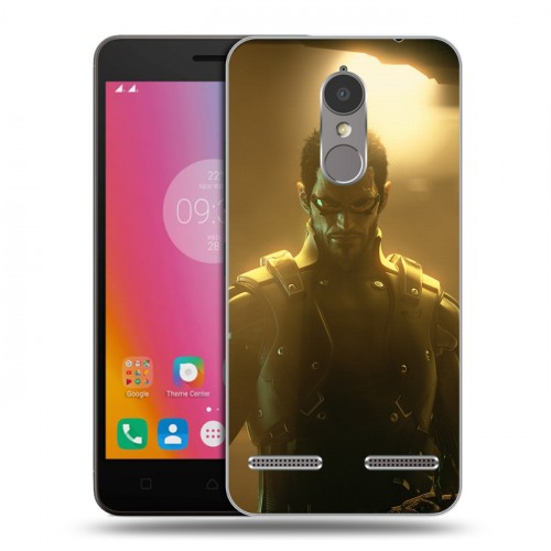 Дизайнерский силиконовый чехол для Lenovo K6 Deus ex