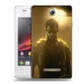 Дизайнерский пластиковый чехол для Sony Xperia E Deus ex