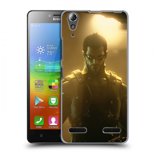 Дизайнерский пластиковый чехол для Lenovo A6000 Deus ex