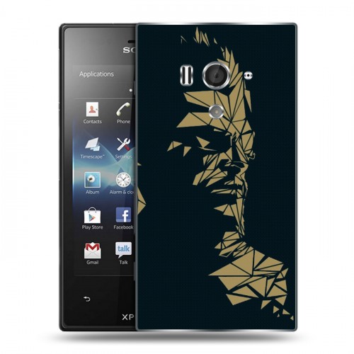 Дизайнерский пластиковый чехол для Sony Xperia acro S Deus ex