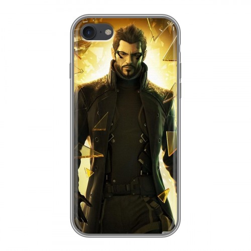 Дизайнерский силиконовый чехол для Iphone 7 Deus ex