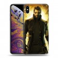 Дизайнерский силиконовый чехол для Iphone Xs Max Deus ex