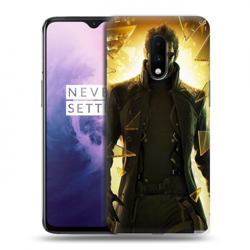 Дизайнерский пластиковый чехол для OnePlus 7 Deus ex